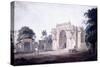 A Gate Leading to a Mosque, Chunargarh, Uttar Pradesh, C. 1789-90 (Pencil and W/C)-Thomas & William Daniell-Stretched Canvas