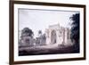 A Gate Leading to a Mosque, Chunargarh, Uttar Pradesh, C. 1789-90 (Pencil and W/C)-Thomas & William Daniell-Framed Giclee Print