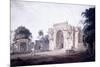 A Gate Leading to a Mosque, Chunargarh, Uttar Pradesh, C. 1789-90 (Pencil and W/C)-Thomas & William Daniell-Mounted Giclee Print