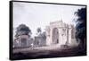 A Gate Leading to a Mosque, Chunargarh, Uttar Pradesh, C. 1789-90 (Pencil and W/C)-Thomas & William Daniell-Framed Stretched Canvas