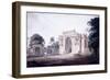 A Gate Leading to a Mosque, Chunargarh, Uttar Pradesh, C. 1789-90 (Pencil and W/C)-Thomas & William Daniell-Framed Giclee Print