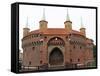 A Gate to Krakow - the Best Preserved Barbican in Europe, Poland-zbg2-Framed Stretched Canvas