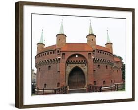 A Gate to Krakow - the Best Preserved Barbican in Europe, Poland-zbg2-Framed Photographic Print