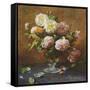 A Gathering from an Old Rose Garden-Albert Williams-Framed Stretched Canvas