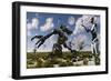 A Gathering of Different Types of Robots-Stocktrek Images-Framed Art Print