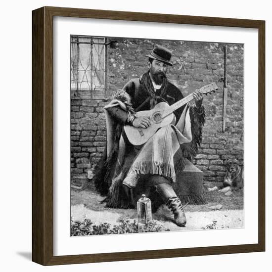 A Gaucho, Argentina, 1922-null-Framed Giclee Print