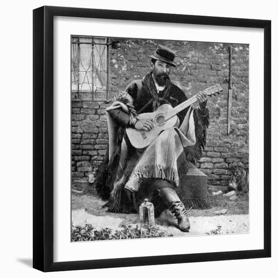 A Gaucho, Argentina, 1922-null-Framed Giclee Print