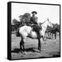 A Gaucho on Horseback-Walter Mori-Framed Stretched Canvas
