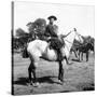 A Gaucho on Horseback-Walter Mori-Stretched Canvas