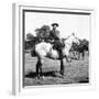 A Gaucho on Horseback-Walter Mori-Framed Giclee Print