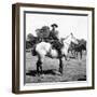 A Gaucho on Horseback-Walter Mori-Framed Premium Giclee Print