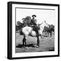 A Gaucho on Horseback-Walter Mori-Framed Premium Giclee Print