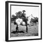 A Gaucho on Horseback-Walter Mori-Framed Premium Giclee Print