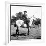 A Gaucho on Horseback-Walter Mori-Framed Giclee Print