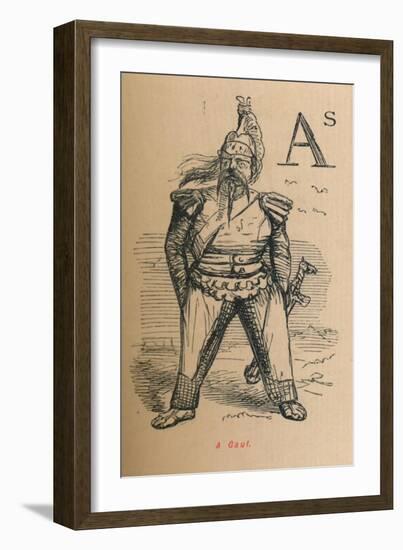 'A Gaul', 1852-John Leech-Framed Giclee Print