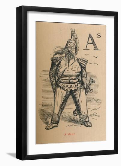'A Gaul', 1852-John Leech-Framed Giclee Print