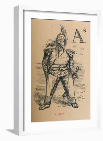 'A Gaul', 1852-John Leech-Framed Giclee Print