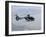 A Gendarme Helicopter is Seen Above the Bay of Cannes-Michel Spingler-Framed Premium Photographic Print