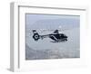 A Gendarme Helicopter is Seen Above the Bay of Cannes-Michel Spingler-Framed Photographic Print