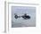 A Gendarme Helicopter is Seen Above the Bay of Cannes-Michel Spingler-Framed Photographic Print