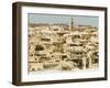 A General Panoramic View of the Rooftops of Tunis, Tunisia-null-Framed Photographic Print