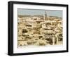 A General Panoramic View of the Rooftops of Tunis, Tunisia-null-Framed Photographic Print