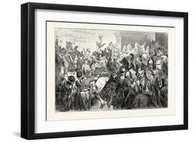A General Returning in Triumph after Victory-null-Framed Giclee Print