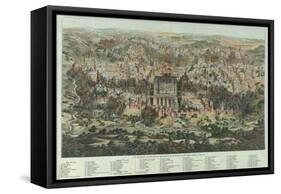 A General View of Jerusalem, 1862-Adolf Eltzner-Framed Stretched Canvas