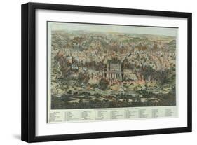 A General View of Jerusalem, 1862-Adolf Eltzner-Framed Giclee Print