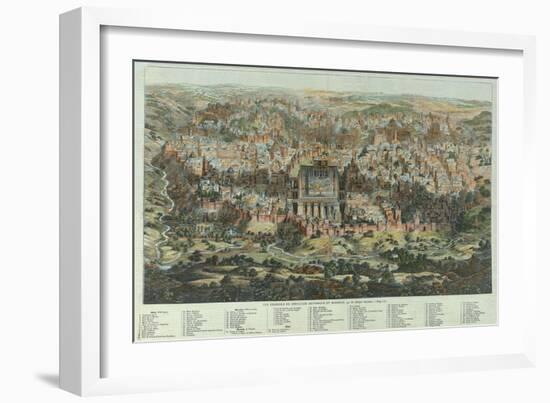 A General View of Jerusalem, 1862-Adolf Eltzner-Framed Giclee Print