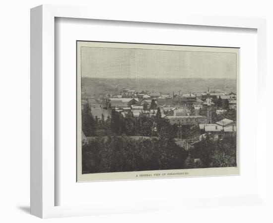 A General View of Johannesburg-null-Framed Giclee Print