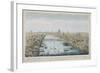 A General View of the City of London and the River Thames, Plate 2 from "Views of London"-Thomas Bowles-Framed Giclee Print