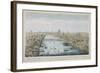 A General View of the City of London and the River Thames, Plate 2 from "Views of London"-Thomas Bowles-Framed Giclee Print