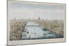 A General View of the City of London and the River Thames, Plate 2 from "Views of London"-Thomas Bowles-Mounted Giclee Print