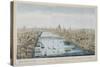 A General View of the City of London and the River Thames, Plate 2 from "Views of London"-Thomas Bowles-Stretched Canvas