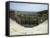 A General View of the Herod Atticus Theater at the Foot of the Acropolis Hill-null-Framed Stretched Canvas