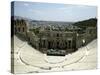 A General View of the Herod Atticus Theater at the Foot of the Acropolis Hill-null-Stretched Canvas