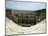 A General View of the Herod Atticus Theater at the Foot of the Acropolis Hill-null-Mounted Photographic Print