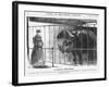 A Gentle Vegetarian, 1869-George Du Maurier-Framed Giclee Print