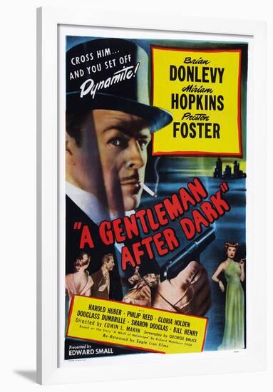 A Gentleman after Dark-null-Framed Poster
