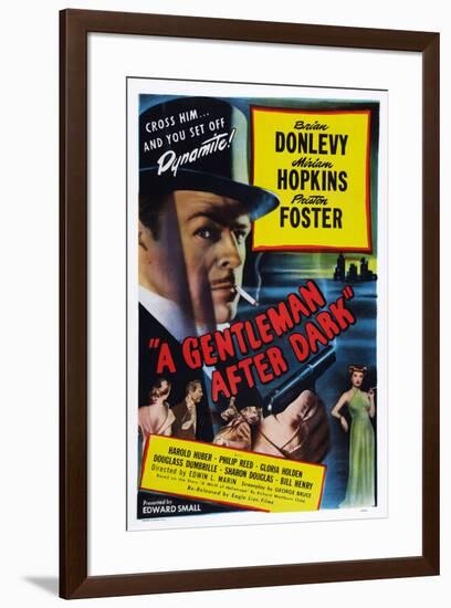 A Gentleman after Dark-null-Framed Poster