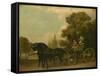A Gentleman Driving a Lady in a Phaeton, 1787-George Stubbs-Framed Stretched Canvas