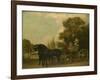 A Gentleman Driving a Lady in a Phaeton, 1787-George Stubbs-Framed Giclee Print