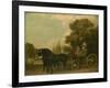 A Gentleman Driving a Lady in a Phaeton, 1787-George Stubbs-Framed Giclee Print