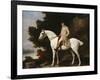 A Gentleman on a Grey Horse in a Rocky Wooded Landscape, 1781-George Stubbs-Framed Giclee Print