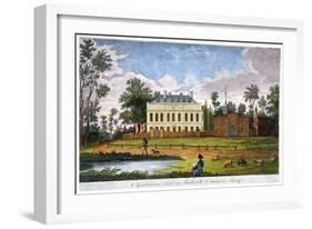 A Gentleman's Seat on Stockwell Common, Lambeth, London, 1792-null-Framed Giclee Print
