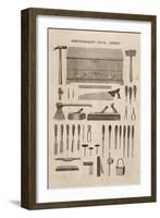 A Gentleman's Tool Chest, from the Catalogue of Cutler and Co. (Engraving)-English-Framed Giclee Print