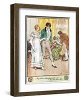 A Gentleman Whose Eyes Looked as If They Saw No One Else-Charles Edmund Brock-Framed Giclee Print