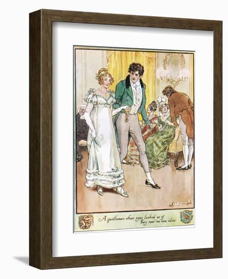 A Gentleman Whose Eyes Looked as If They Saw No One Else-Charles Edmund Brock-Framed Giclee Print