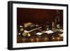 A Gentlemans Table-Claude Raguet Hirst-Framed Giclee Print